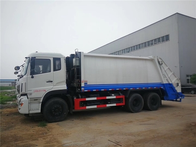 榆林东风天锦压缩垃圾车 车辆物流的绿色动力