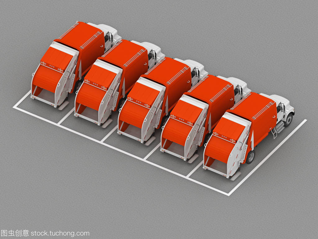 垃圾车顶视图的特点与应用