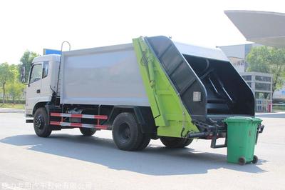 五方压缩垃圾车 城市清洁的得力助手